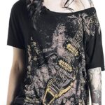 camisetas rockeras mujer